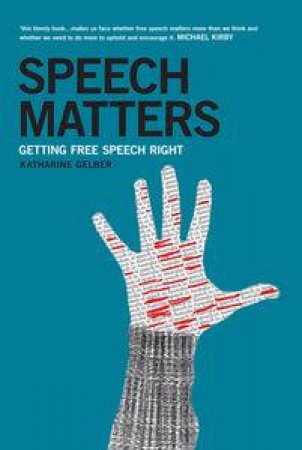 Speech Matters by Katharine Gelber