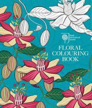 RHS Floral Colouring Book by Various