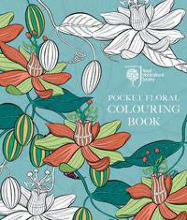 RHS Pocket Floral Colouring Book by Various