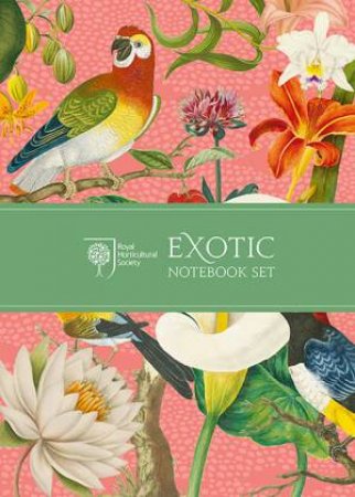 RHS Exotic Notebook Set by The Royal Horticultural Society