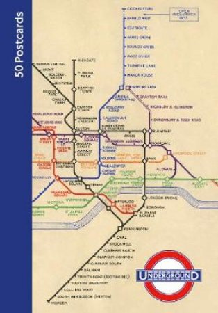 London Underground 50 Postcards by London Transport Museum