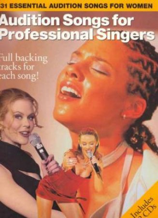 Audition Songs For Professional Singers - Book & CD by Print Music