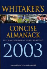 Whitakers Almanack 2003  Concise Edition