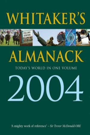 Whitaker's Almanack 2004 - Standard Edition by Various