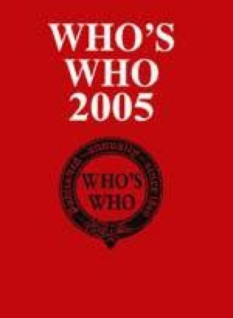 Who's Who 2005 by Author Provided No