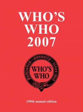 Who's Who 2007 by Author Provided No