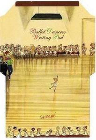 Sempe Ballet Dancers Writing Pad by Sempe, J J