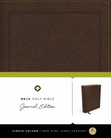 NKJV Holy Bible Journal Edition [Rich Brown] by Various