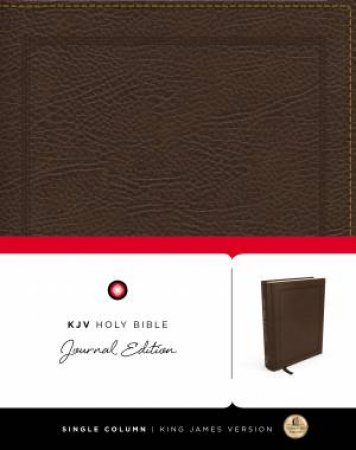 KJV Holy Bible Journal Edition [Brown] by Various