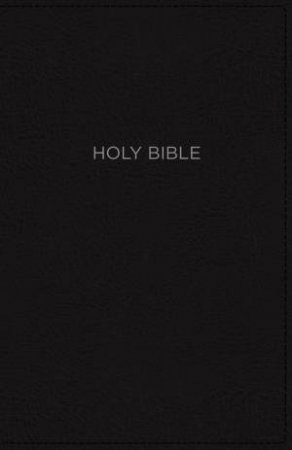 NKJV Thinline Bible Red Letter Edition [Large Print, Black] by Thomas Nelson