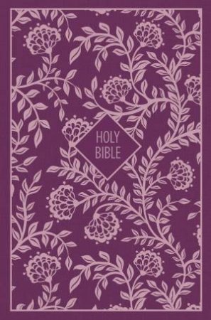 KJV Thinline Bible, Compact, Cloth Over Board, Red Letter Edition [Purple] by Zondervan