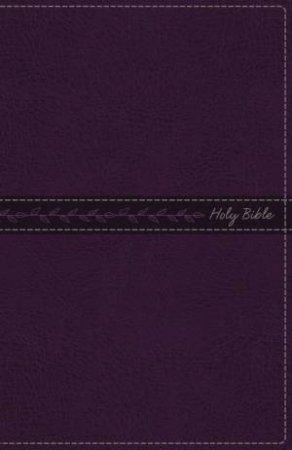 KJV Thinline Bible, Standard Print, Red Letter Edition [Royal Purple] by Zondervan