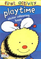 Playtime First Focus Sticker Colouring Book