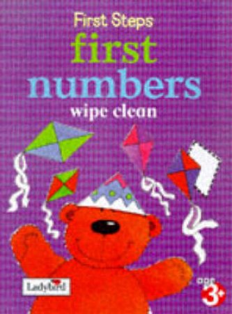 First Steps Learning At Home Wipe Clean: First Numbers by Various