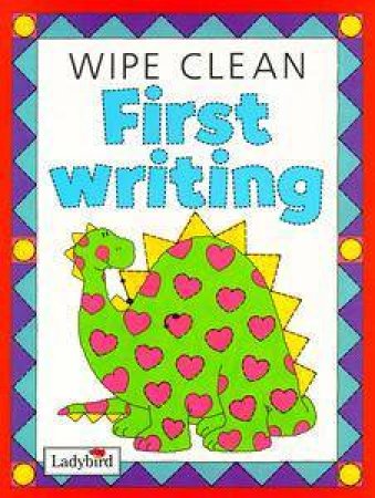 Wipe Clean Book: First Writing by Various