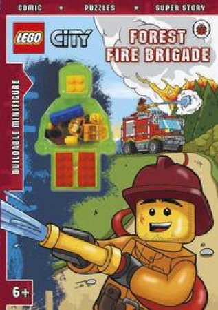 LEGO City: Forest Fire Brigade Activity Book with Lego Minifigure by Ladybird