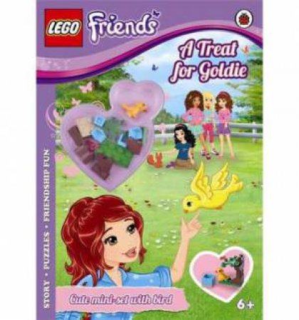 LEGO Friends: A Treat for Goldie Activity Book with Mini-set by Ladybird