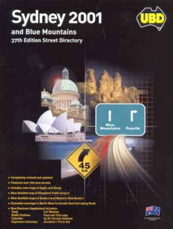 UBD Sydney And Blue Mountains 2001 - 37 ed by Various