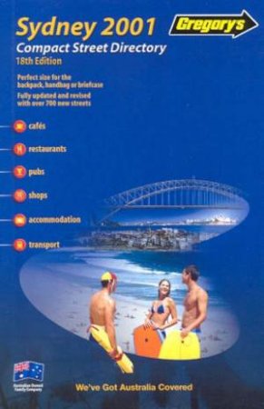 Gregory's Sydney 2001 Compact Street Directory by Various