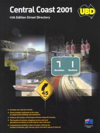 UBD NSW Central Coast 2001 - 11 ed by Various