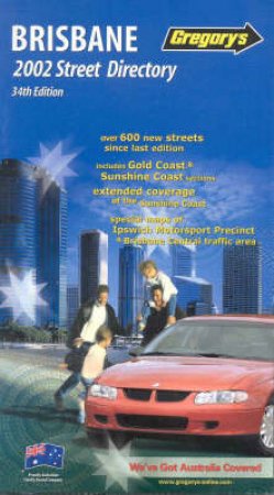 Gregory's Brisbane 2002 Street Directory - 34 ed by Various