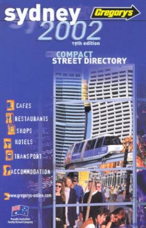 Gregory's Sydney 2002 Compact Street Directory by Various