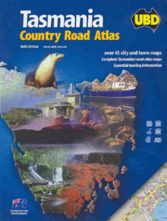 UBD Tasmania Country Link Street & Travel Directory - 16 ed by Various