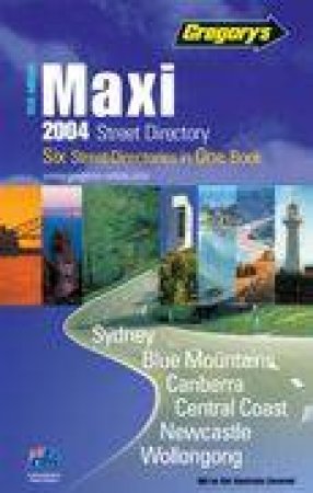 Gregory's Maxi NSW Street Directory 2004 - 17 ed by Unknown