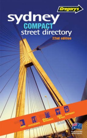 Gregory's Sydney 2005 Compact Street Directory - 22 ed by Unknown