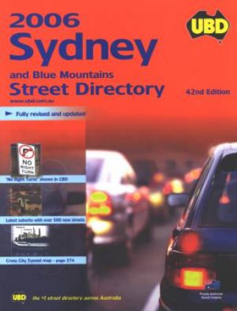 UBD Sydney & Blue Mountains Street Directory - 42 rd by Unknown