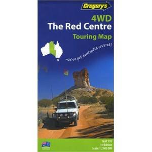 Gregory's 4WD The Red Centre Map 195 - 1st Ed by Various