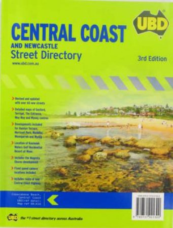 UBD Central Coast NSW & Newcastle Street Directory - 3 ed by Various