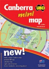 UBD Canberra Mini City Map 258 1st Ed