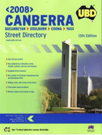 UBD Canberra and Queanbeyan Street Directory - 13 ed by Unknown