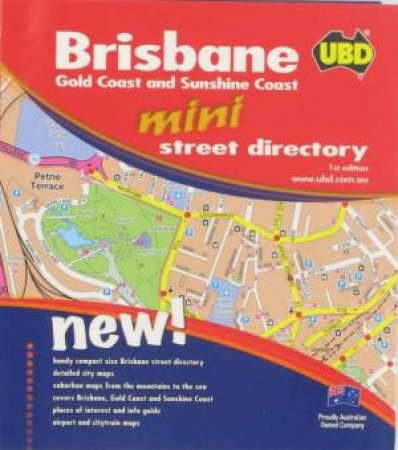 UBD Brisbane Mini Street Directory by Various