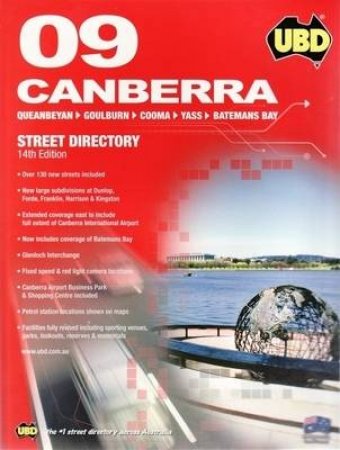 UBD Canberra and Queanbeyan Street Directory - 14 ed by Unknown