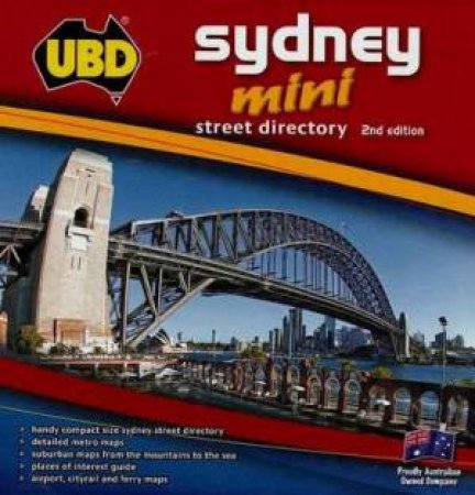 UBD Mini Sydney Street Directory 2 ed by Various