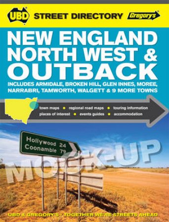 UBD Gregorys New England North West and Outback NSW Directory 5th by Various