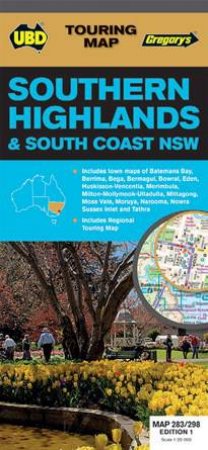 UBD/ Gregory's Southern Highlands South Coast NSW Map 283/298 - 1st Ed. by Various 