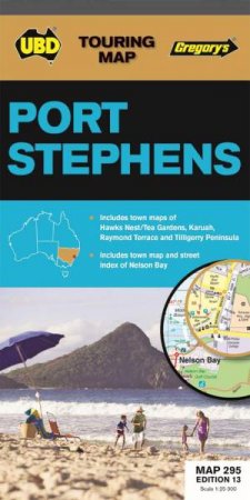 UBD/Gregory's Port Stephens Map 295-  13th Edition by Various