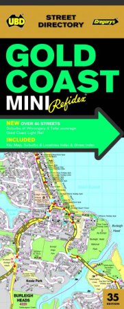 UBD/Gregory's Gold Coast Mini Refidex, 35th Ed by Gregorys UBD