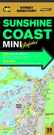 UBD/Gregory's Sunshine Coast Mini Refidex, 22nd Ed by Gregorys UBD