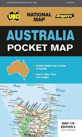 UBD/Gregory's Australia Pocket Map 179 - 2nd Ed by Various