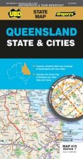 UBDGregories Queensland State And Cities Map 419  7th Ed