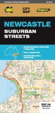 UBD Gregorys Newcastle Suburban Streets Map 280  18th Ed