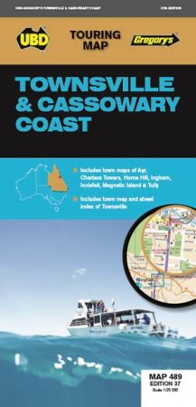 UBD/Gregory's Townsville & Cassowary Coast Map 489, 37th ed by Various