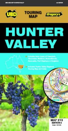 Hunter Valley Map 213 6th Ed by Various