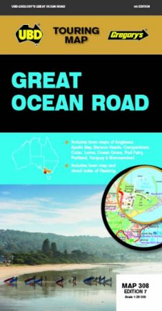 Great Ocean Road Map 308 7th Ed by UBD Gregorys