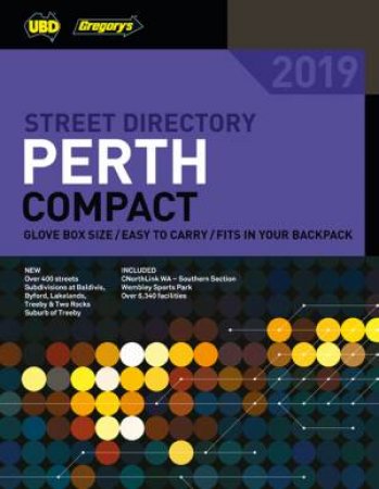 Perth Compact Street Directory 2019 12th Ed by UBD Gregory's