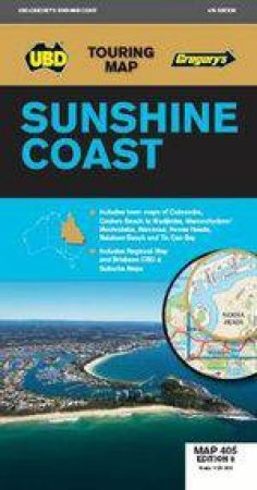 Sunshine Coast Map 405 8th Ed by Various